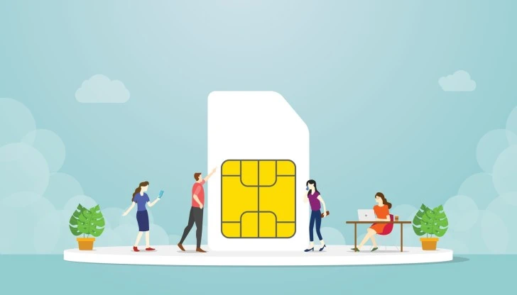 eSIM for international travel — a traveler using eSIM on their smartphone at an airport